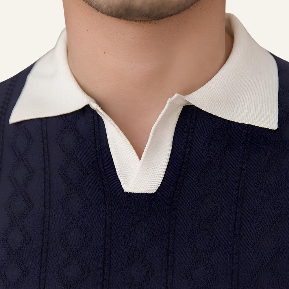 Men's Polo Shirt Old Money La Martine