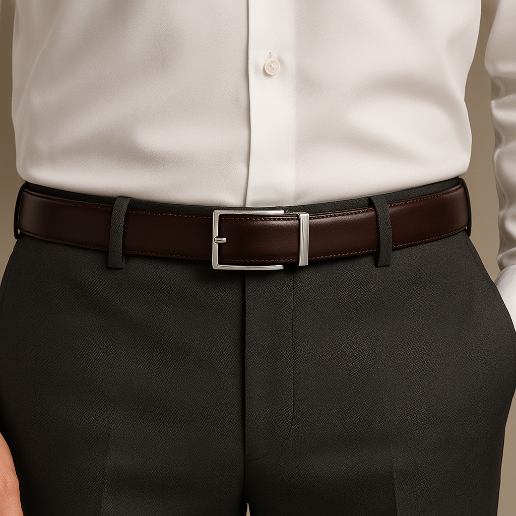 Men’s Leather Dress Belt – Executive