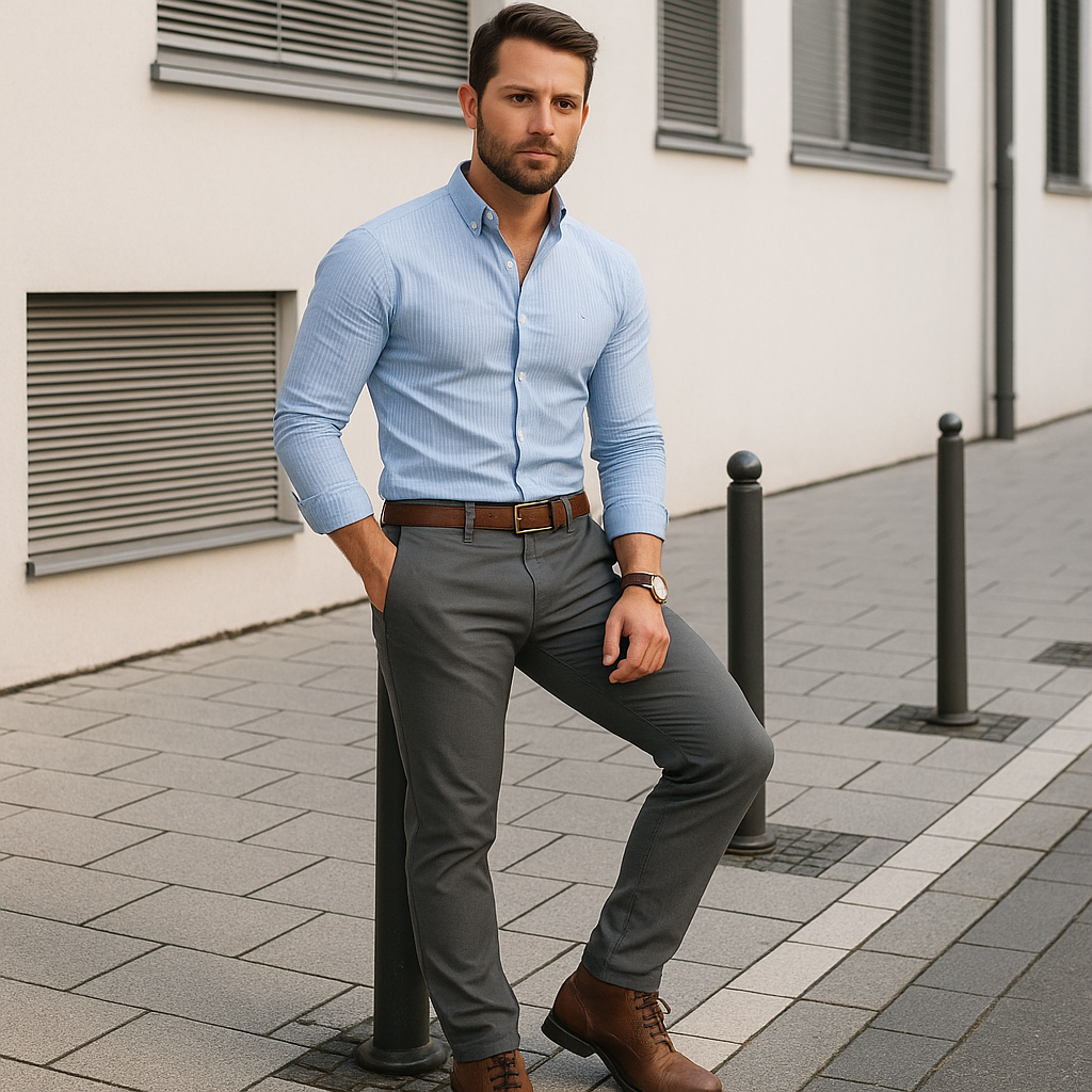 Men’s Leather Belt - West
