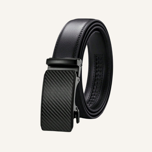 Men’s Leather Belt - Carbon