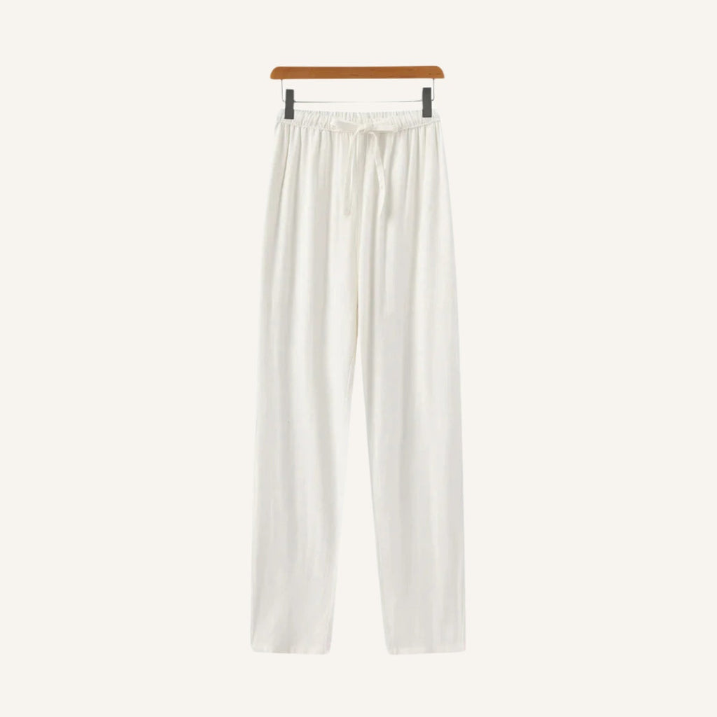 Men's Slim Fit Linen Trousers – Milford