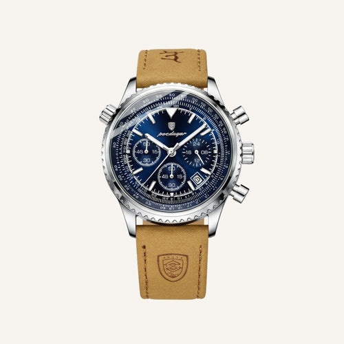 Men's Chronograph Leather Watch - Bellatour